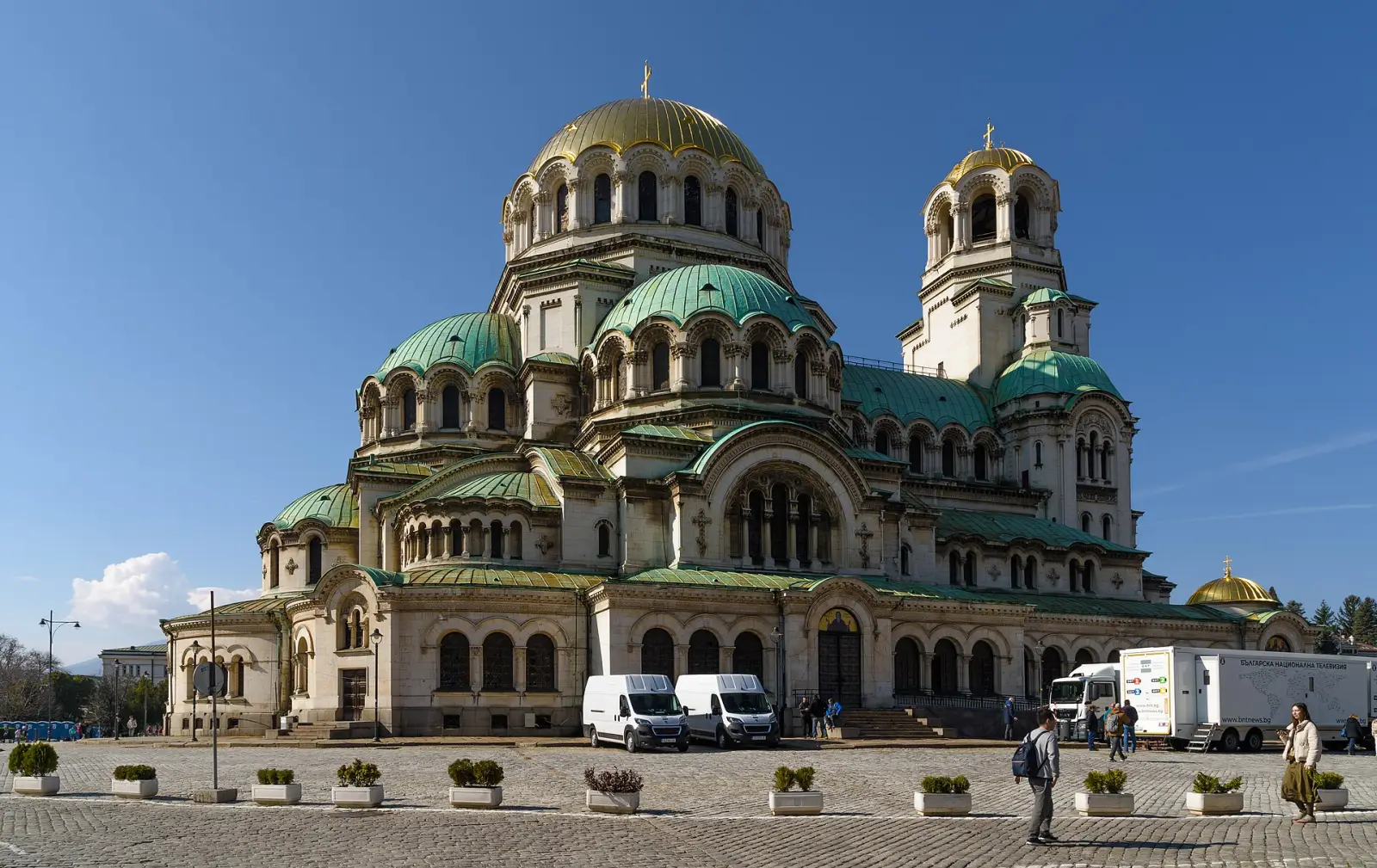 Катедралата „Александар Невски“ во Софија, гледана од североисток
